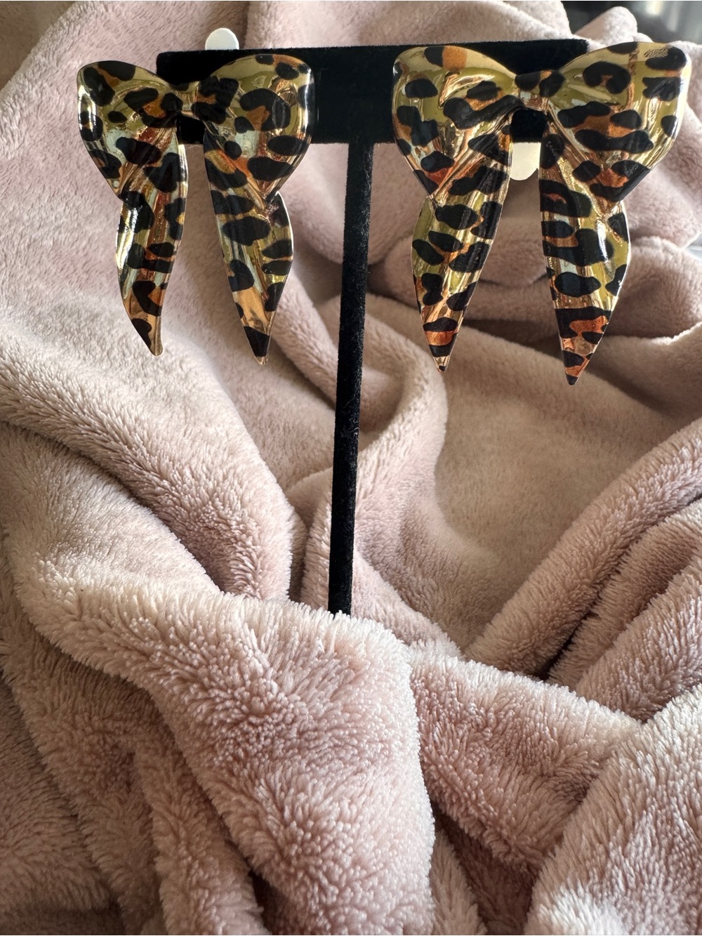 Leopard Print Statement Jacket Accent - Women’s Brown Animal Print